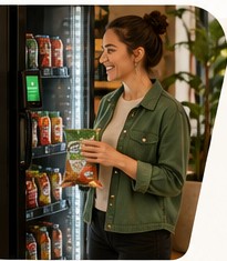 Resident using a smart market